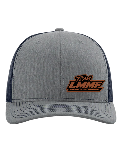 10-richardson-112-trucker-cap-heather-grey-navy LEATHER