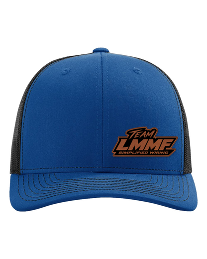 11-richardson-112-trucker-cap-royal-black LEATHER