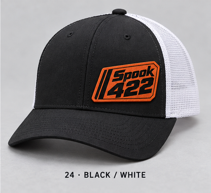 Team Spook 422 hat — Design 24 black white