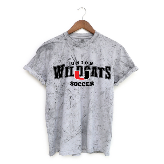 Union Wildcats Soccer Comfort Colors T-Shirt – Smoke